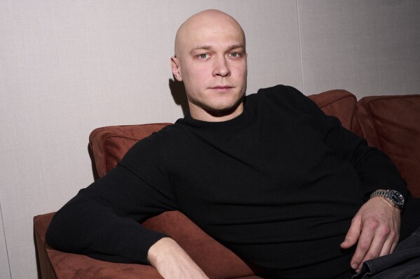 Russian actor Yura Borisov, from the film "Anora," poses for a portrait on Friday, Feb. 14, 2025, in London. (Photo by Scott A Garfitt/Invision/AP)