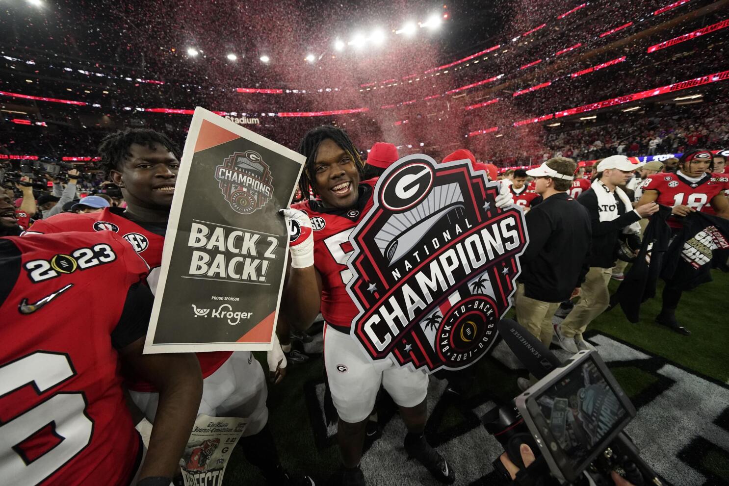 Georgia becomes 12th back-to-back champ in AP Top 25 history