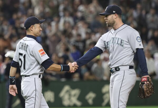 Ichiro says goodbye to adoring fans; Mariners beat A's in 12