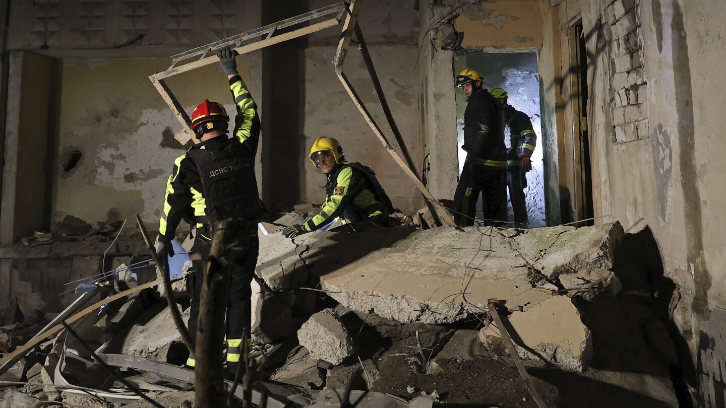 21 wounded in Russian moves that hit rental constructions in Ukrainian town of Kharkiv