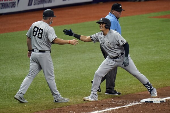 Rougned Odor 10th-inning hit helps New York Yankees avoid sweep to Rays