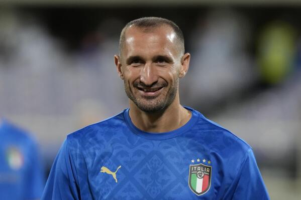 Italy captain Chiellini to retire from the national team | AP News