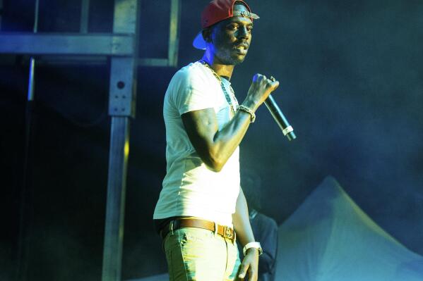 FILE - Young Dolph performs at The Parking Lot Concert in Atlanta on Aug. 23, 2020. A man charged with soliciting the killing of Young Dolph pleaded not guilty Thursday, Nov. 17, 2022, one year after the rapper and producer was shot to death while buying cookies at a bakery in his hometown of Memphis, Tenn. (Photo by Paul R. Giunta/Invision/AP, File)