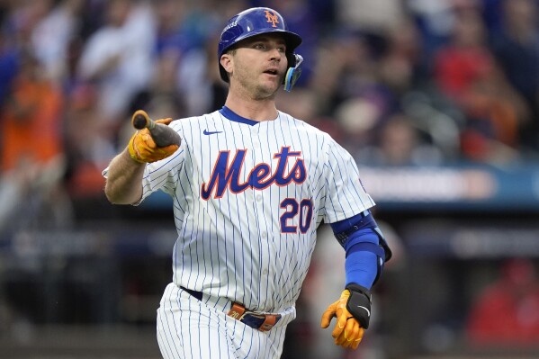 Pending free agent Pete Alonso extending his Mets tenure with every  postseason homer | AP News