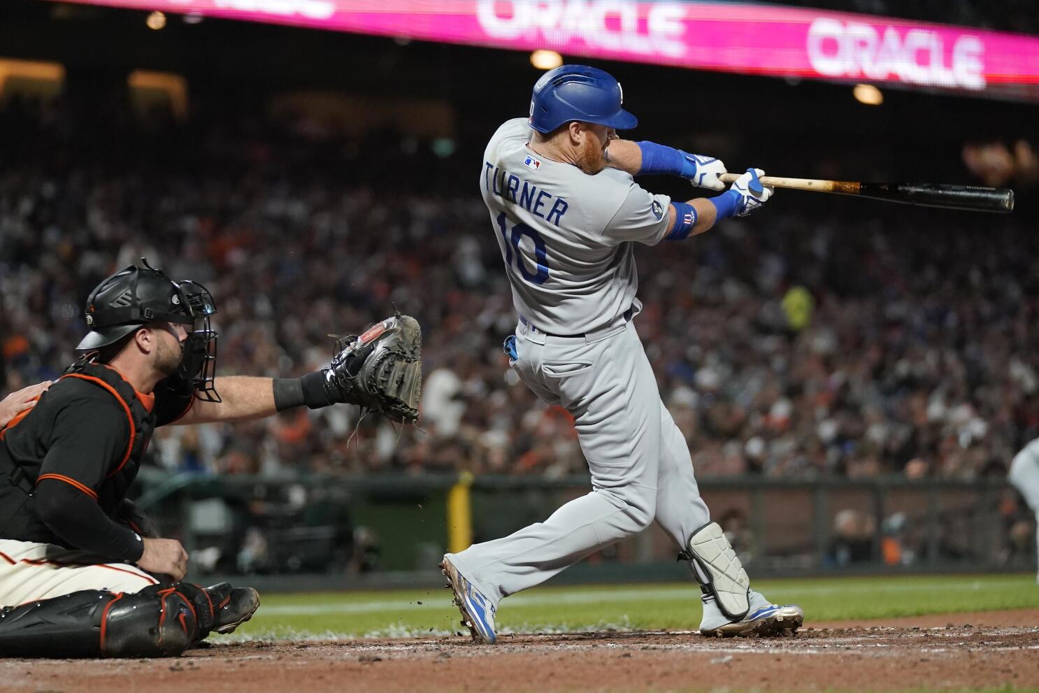 Dodgers' Justin Turner says pinkie is fine after being hit by