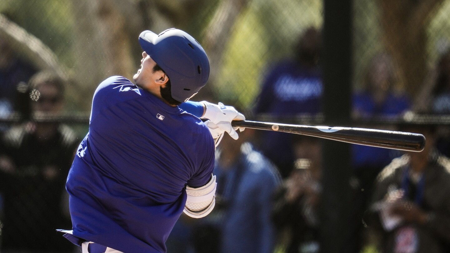 Ohtani s’entraîne au bâton en direct avec les Dodgers dans son dernier pas en avant après une opération chirurgicale