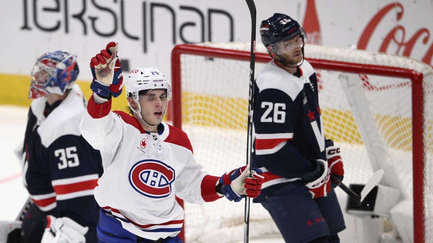 Юрай Слафковски от Монреал Канадиенс се учи да се доверява на удара си в началото на кариерата си в НХЛ