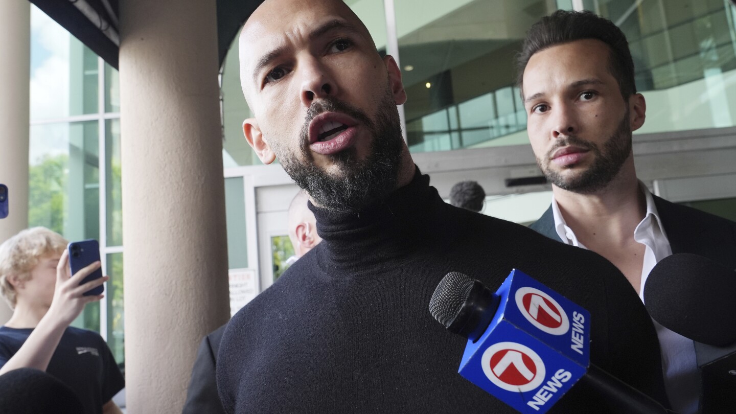 The Florida attorney general's office is investigating Andrew and Tristan Tate