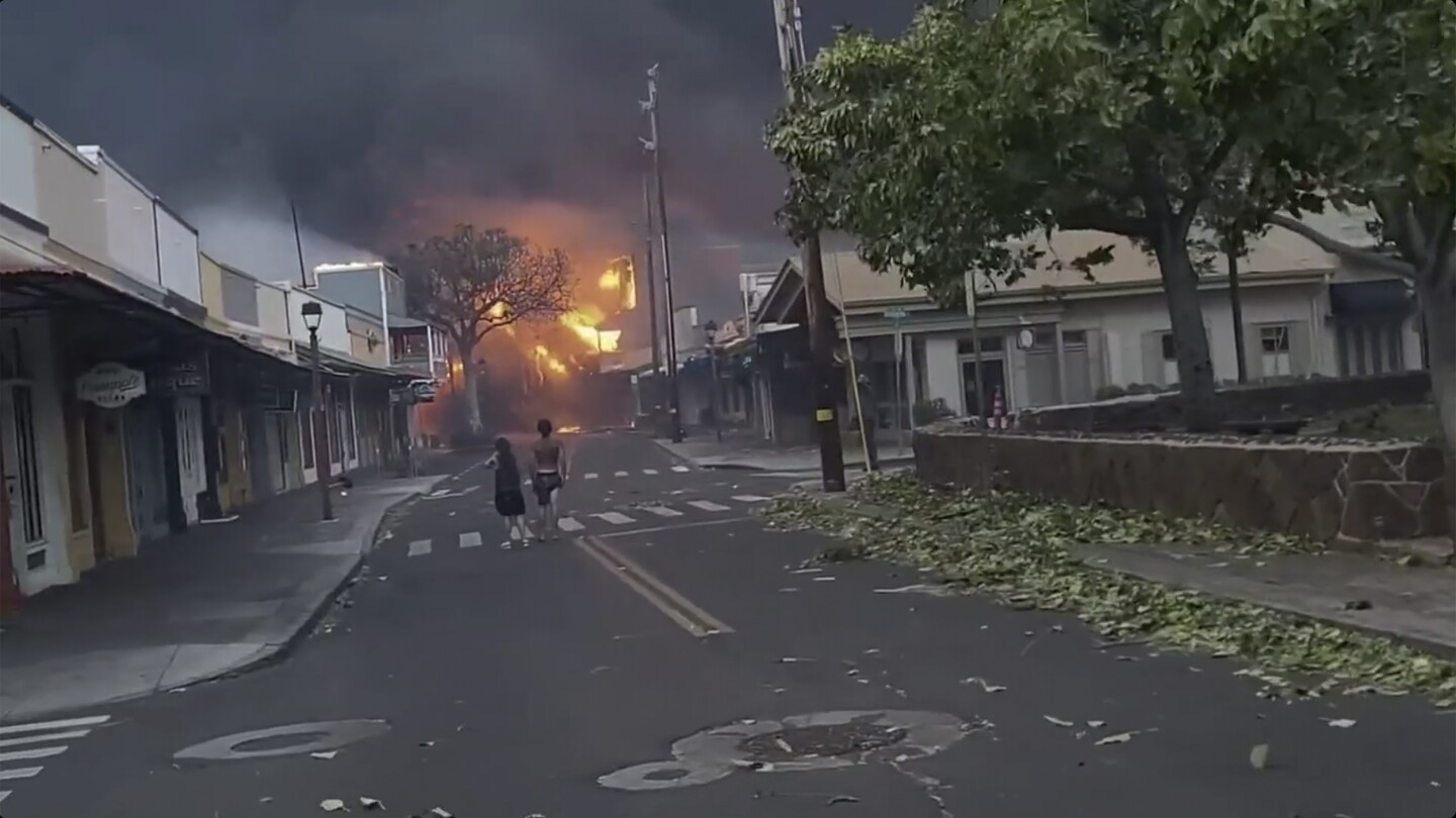 Wildfire devastates Hawaii’s historic Lahaina Town, a former capital of the kingdom