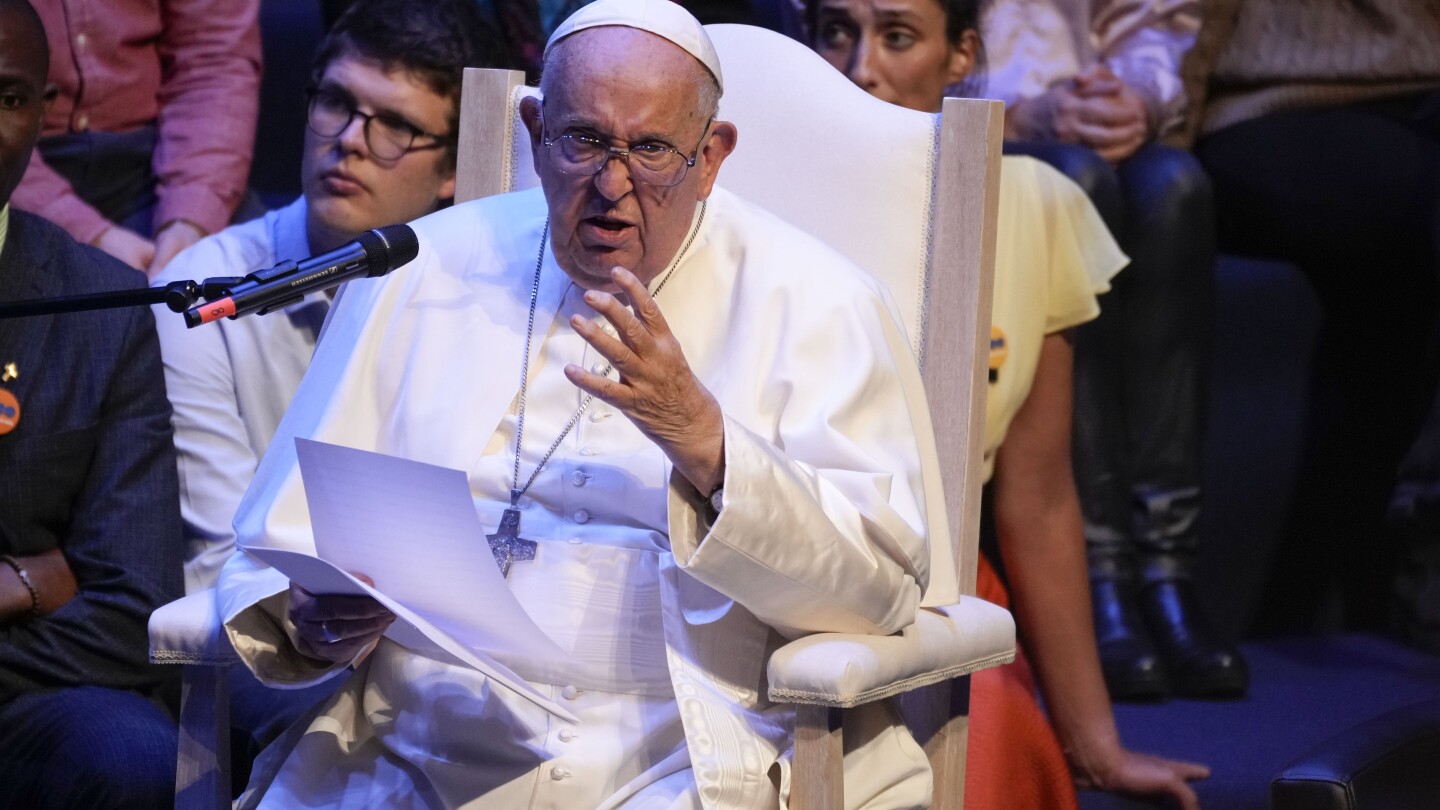 Belgian Catholic university denounces visiting pope's views on women