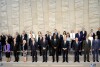 NATO defense ministers pose during a group photo at NATO headquarters in Brussels, Friday, June 16, 2023. NATO defense ministers are concluding two days of meetings in which they discussed their support for Ukraine and ways to boost the defenses of eastern flank allies near Russia. (AP Photo/Virginia Mayo)