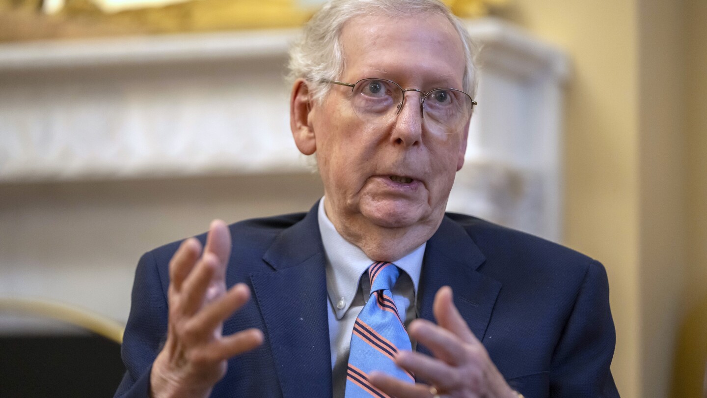 Sen. Mitch McConnell won't seek reelection in 2026, ending long tenure as Republican power broker