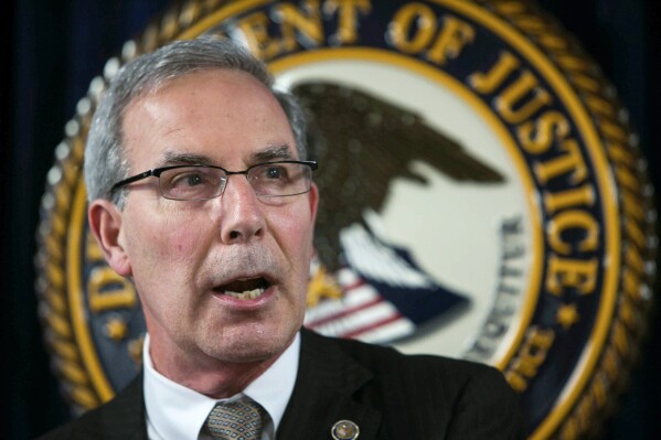 FILE - U.S. Attorney David Weiss speaks during a press conference on May 3, 2018, at his district office in Wilmington, Del. The special counsel overseeing the Hunter Biden investigation is expected to testify before a Congressional committee behind closed doors as a GOP probe into the Justice Department’s handling of the case continues to unfold. In a rare step, David Weiss is set to appear for a transcribed interview before members of the House Judiciary Committee on Nov. 7, 2023, sources told The Associated Press Friday on the condition of anonymity to discuss the closed-door appearance. (Suchat Pederson/The News Journal via AP, File)