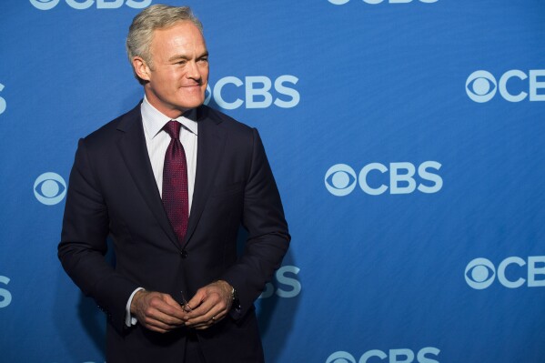 File - Scott Pelley attends the CBS Upfront in New York, May 15, 2013. (Charles Sykes/Invision/AP, File)