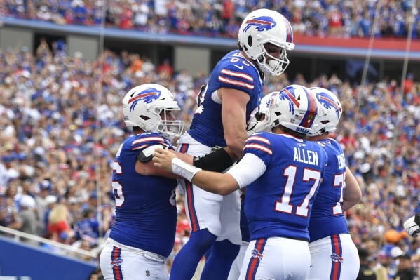 Buffalo Bills quarterback Josh Allen named AFC Offensive Player of the Week