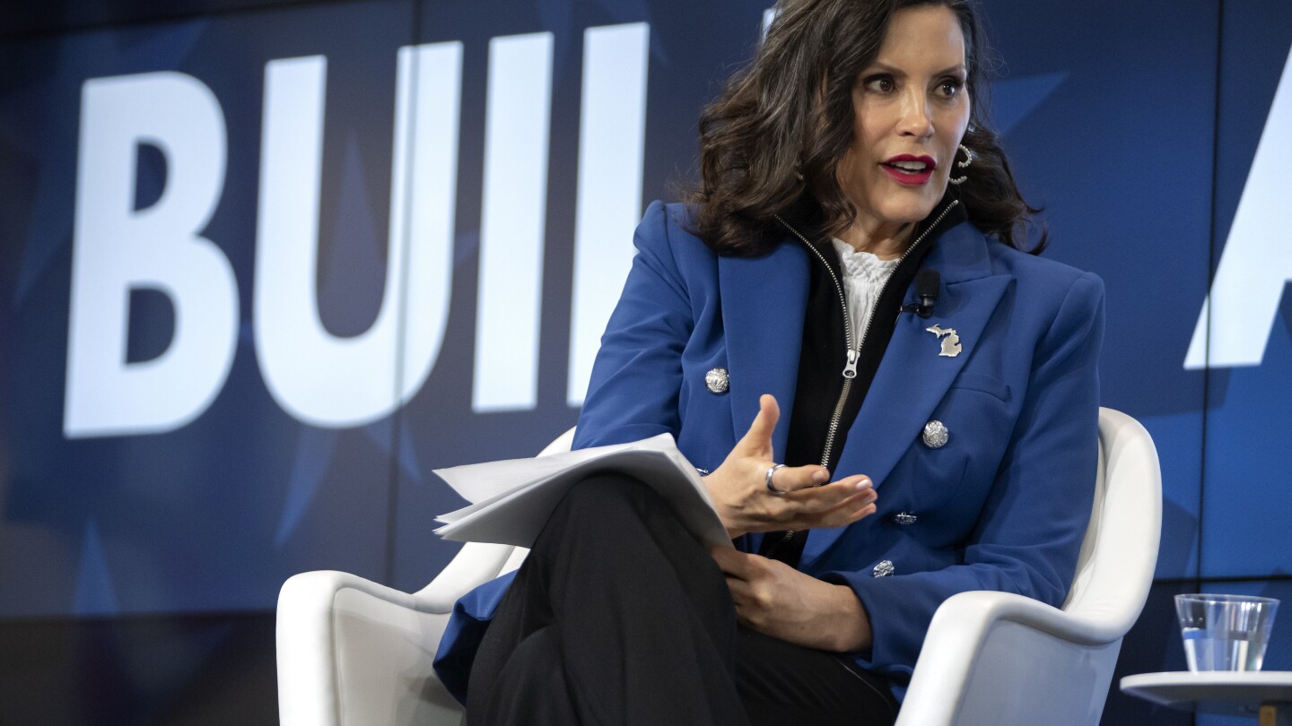 Michigan Democratic Gov. Whitmer partly backs tariffs before again meeting with Trump