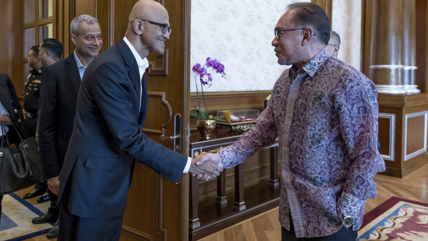 Microsoft will invest $2.2 billion in cloud and AI services in Malaysia