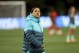 Australia's Sam Kerr walks on the pitch before the Women's World Cup Group B soccer match between Australia and Canada in Melbourne, Australia, Monday, July 31, 2023. (AP Photo/Hamish Blair)