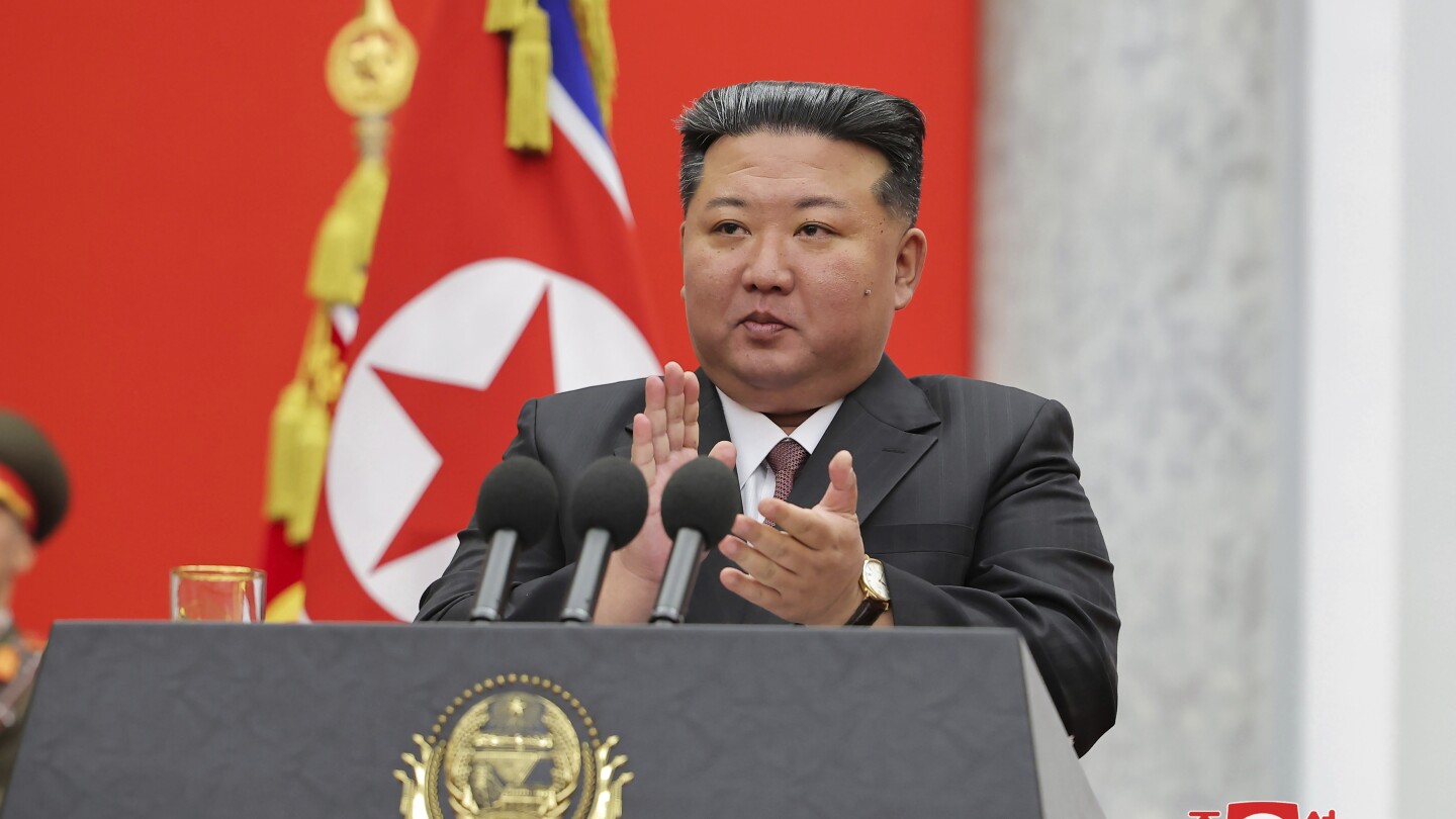 North Korea’s Kim slams US-South Korea-Japan partnership and vows to boost his nuclear program