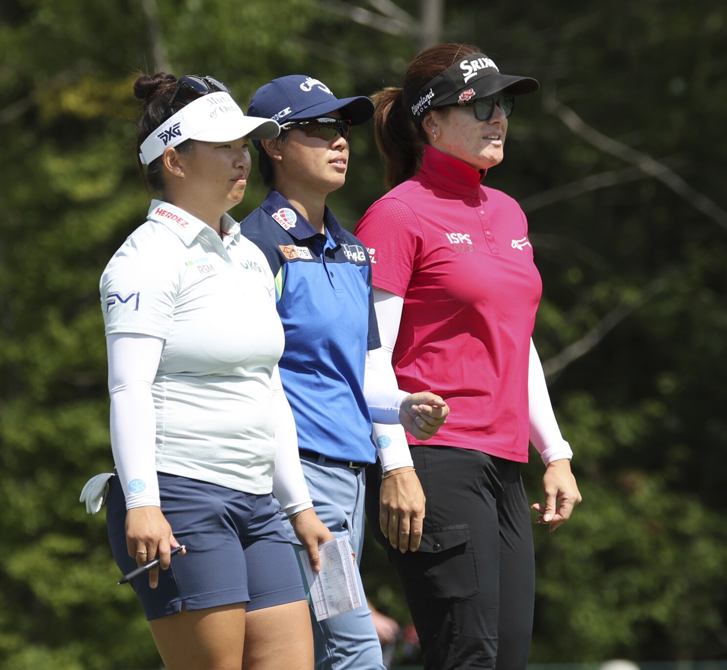 Marina Alex plays bogey-free at TPC Boston and leads the inaugural FM Championship