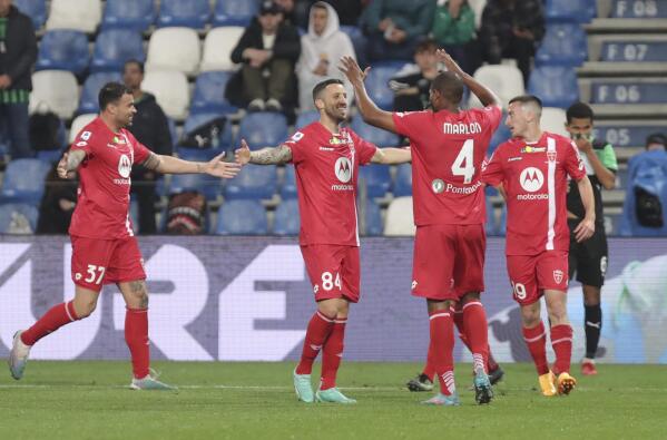Monza wins at Sassuolo in Serie A to move up to 8th | AP News