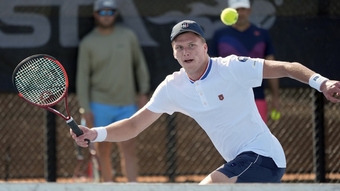 AP Exclusive: Pro tennis player Jenson Brooksby talks about living with autism