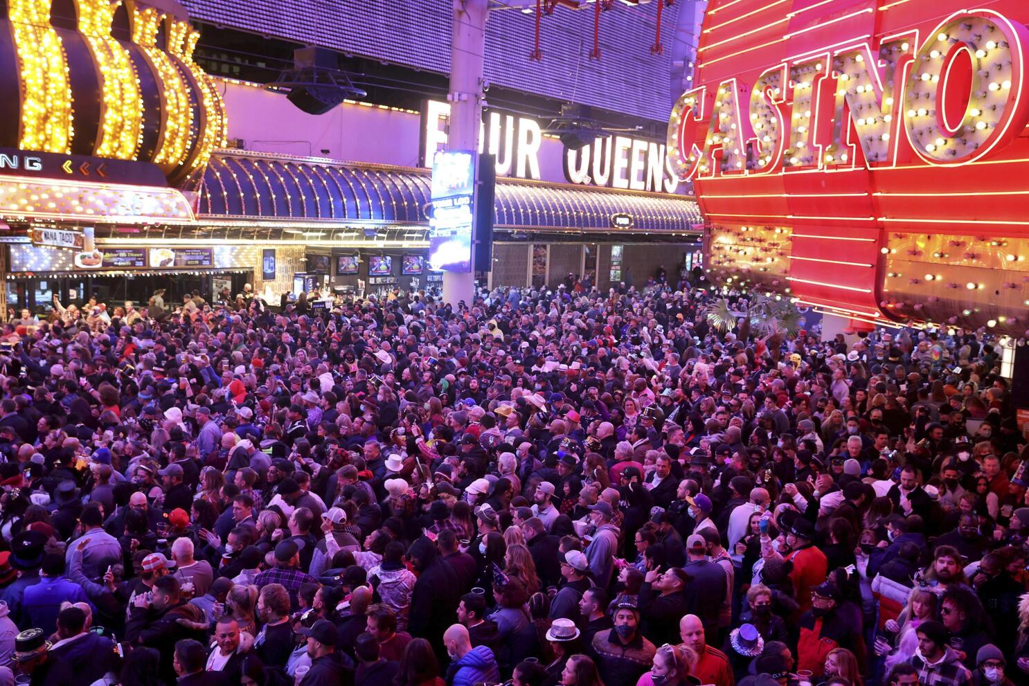 New Year's Eve at Fremont Street Experience in Downtown Las Vegas