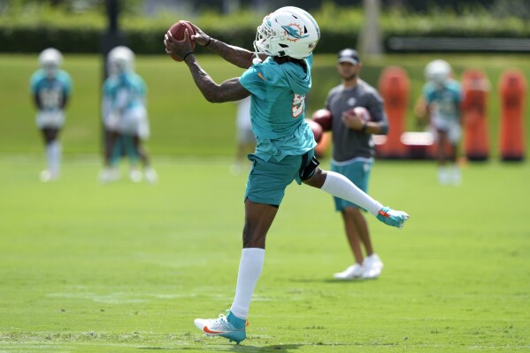 Miami Dolphins training camp practice report Tuesday