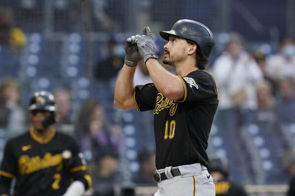AP source: Padres acquiring Adam Frazier from Pirates