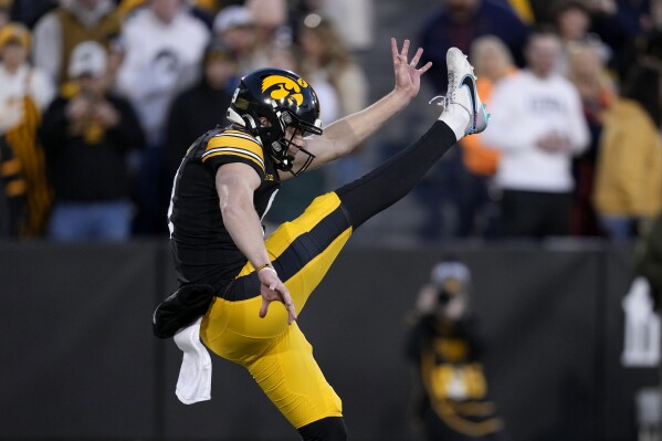 Bears waive punter Trenton Gill after drafting Iowa’s Tory Taylor