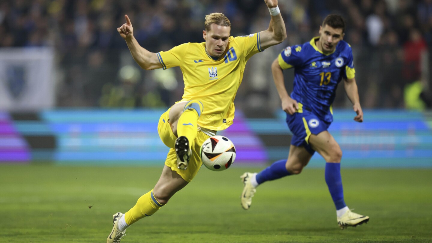 Мудрик има за цел да издигне Украйна над Исландия в Евро 2024, класирайки се за първия турнир след инвазията