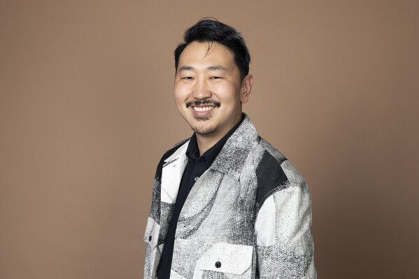 Andrew Ahn poses for a portrait to promote "The Wedding Banquet" on Tuesday, April 15, 2025, in West Hollywood, Calif. (Photo by Rebecca Cabage/Invision/AP)