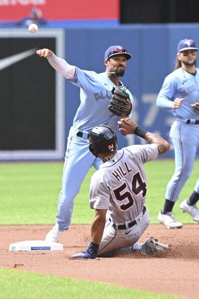 Detroit Tigers' Akil Baddoo, Derek Hill injured in OF collision