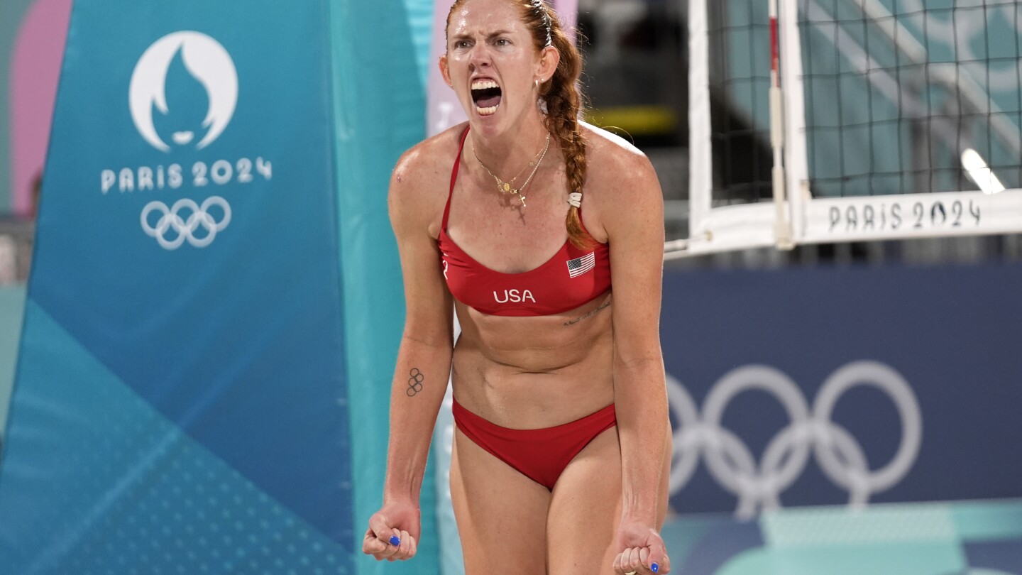 Swiss beat Americans Hughes, Cheng in Olympic beach volleyball; German, Swedish men advance to semis