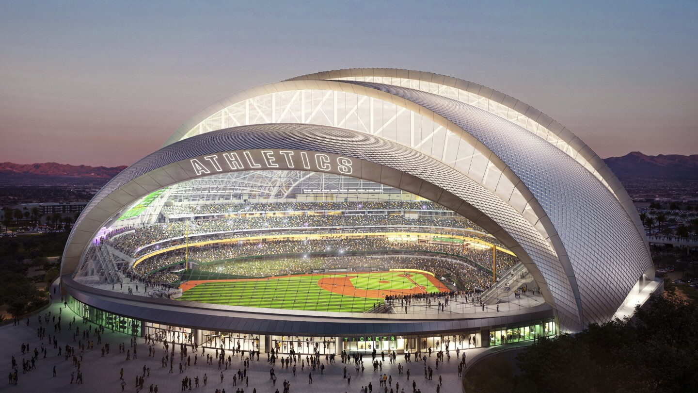 A's remain on track for June groundbreaking for Las Vegas stadium