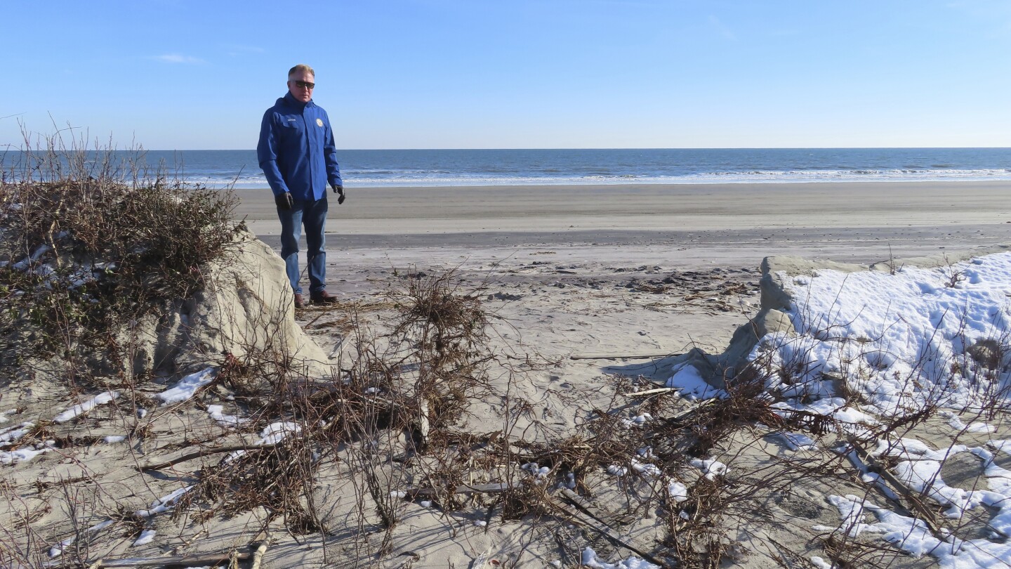 Ню Джърси отказва преграда за крайбрежен град с разрушени пясъчни дюни