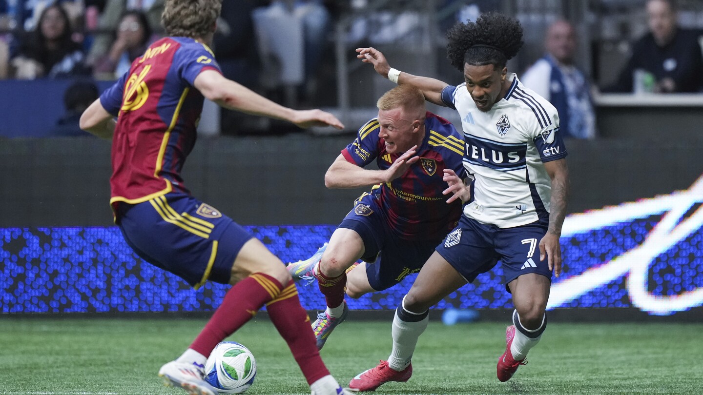 Vancouver Whitecaps Defeat Real Salt Lake 2-1, Extend Unbeaten Streak to 10 Matches