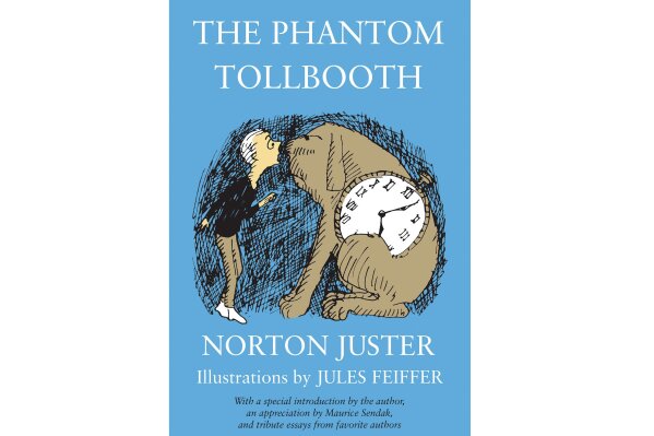 This cover image released by Random House Children’s Books shows "The Phantom Tollbooth" by Norton Juster.  The celebrated architect and children’s author who fashioned a special world of his own in “The Phantom Tollbooth” died at age 91. His death was confirmed Tuesday by a spokesperson for Random House Children's Books. (Random House Children’s Books via AP)