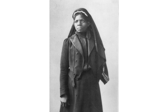 This photo provided by the Library of Congress shows a portrait of Susie King Taylor, who served more than three years as nurse with the 33rd U.S. Colored Troops Infantry Regiment during the American Civil War, although officially enrolled as a laundress. She also taught children and adults to read while serving with the regiment. Georgia's oldest city, steeped in history predating the American Revolution, made a historic break with its slavery-era past, Thursday, Aug. 24, 2023, as Savannah's city council voted to rename a downtown square in honor of Taylor. (Courtesy of Library of Congress via AP)