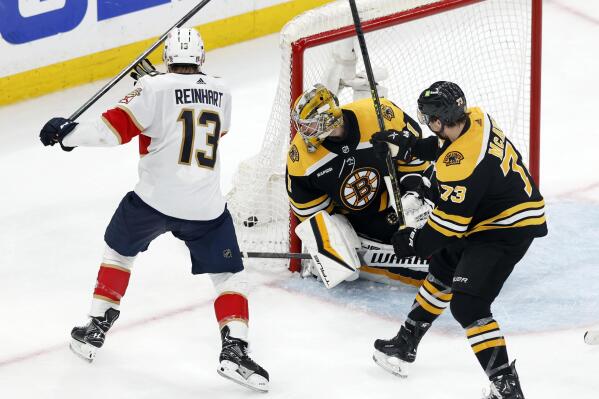 NHL: David Pastrnak scores outrageous goal but Florida Panthers