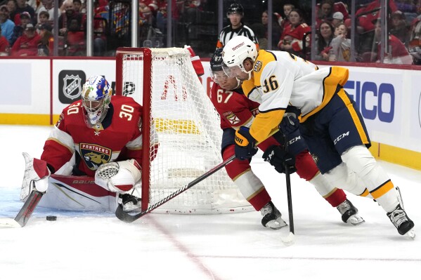 Goalie Spencer Knight starts for Florida Panthers in loss to LA Kings