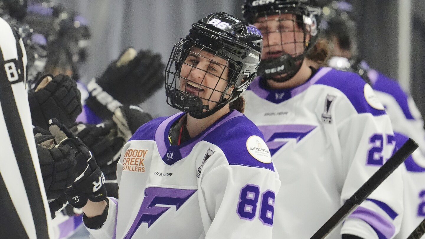 Stecklein stars as the Frost beat the Sceptres 5-3 in Game 2 of their PWHL playoff series