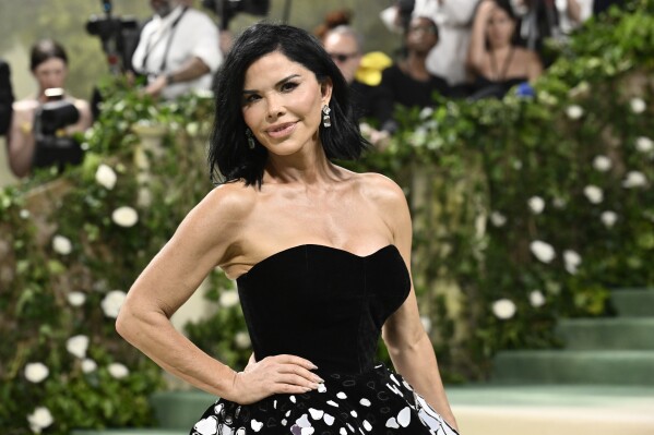 Lauren Sanchez attends The Metropolitan Museum of Art's Costume Institute benefit gala celebrating the opening of the "Sleeping Beauties: Reawakening Fashion" exhibition on Monday, May 6, 2024, in New York. (Photo by Evan Agostini/Invision/AP)