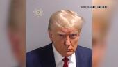 This booking photo provided by Fulton County Sheriff’s Office, shows former President Donald Trump on Thursday, Aug. 24, 2023, after he surrendered and was booked at the Fulton County Jail in Atlanta. Trump is accused by District Attorney Fani Willis of scheming to subvert the will of Georgia voters. (Fulton County Sheriff’s Office via AP)