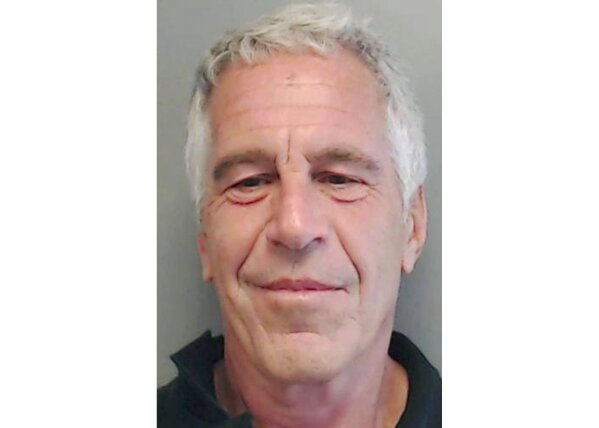 FILE - This July 25, 2013, file image provided by the Florida Department of Law Enforcement shows financier Jeffrey Epstein. The judge presiding over the federal sex trafficking charges against Epstein has invited his accusers and their lawyers to a hearing  where he'll consider prosecutors' request to dismiss the indictment. U.S. District Judge Richard Berman said Wednesday, Aug. 21, 2019  he'll conduct a brief hearing Tuesday to consider the dismissal since the financier killed himself in his prison cell Aug. 10. (Florida Department of Law Enforcement via AP, File)
