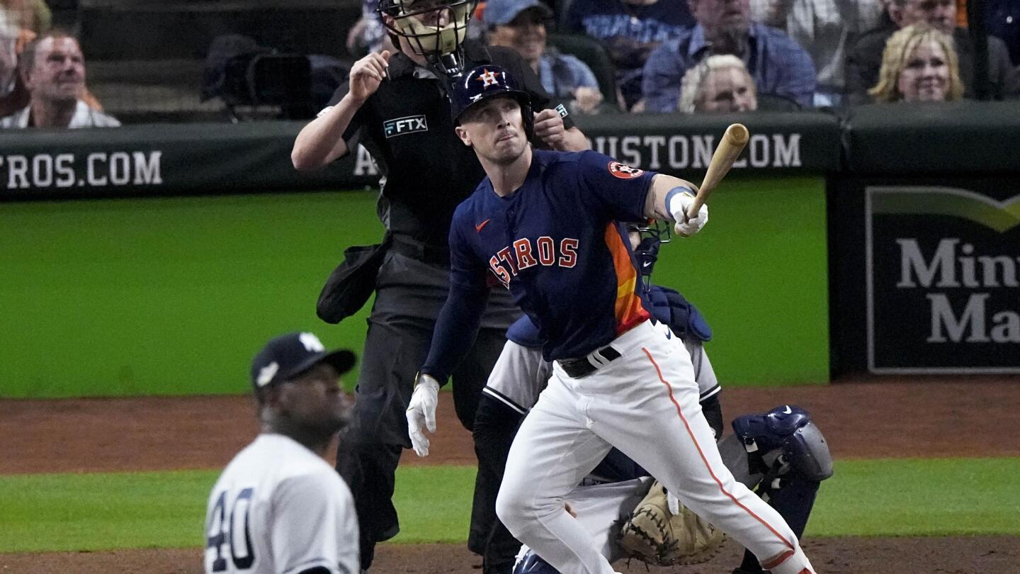Alex Bregman's 3-run HR propels Astros to Game 2 ALCS win over Yankees -  The Athletic