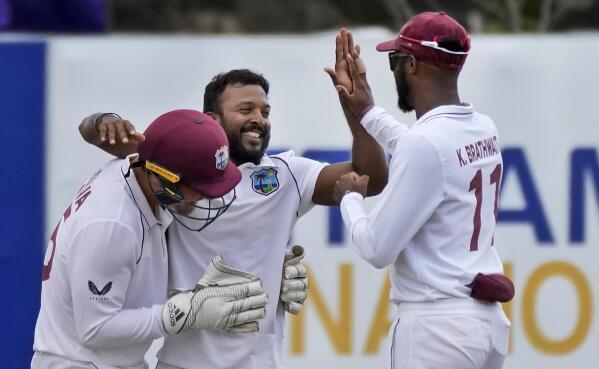 West Indies 69-1 after dismissing Sri Lanka for 204 on Day 2