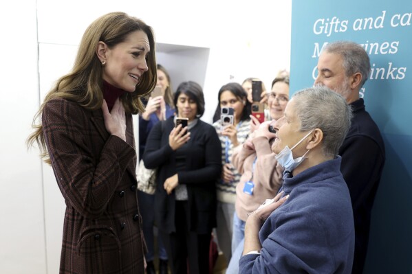 Kate, Britain's Princess of Wales, says her cancer is in remission | AP News