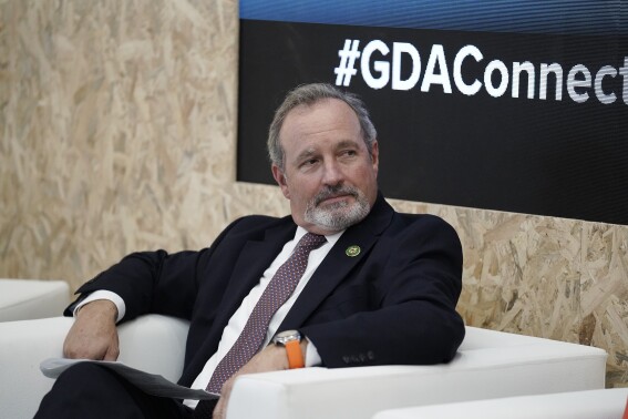 Rep. Jeff Duncan, R-S.C., attends a session at the COP28 U.N. Climate Summit, Dec. 9, 2023, in Dubai, United Arab Emirates. Duncan announced Wednesday, Jan. 17, 2024 he is not running for reelection to an eighth term. (AP Photo/Joshua A. Bickel, file)