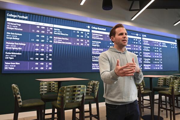 Sports betting location opens in Columbus' Arena District